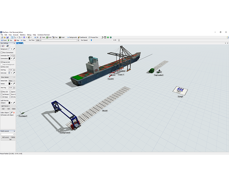 Simulation with FlexTerm 3D software course