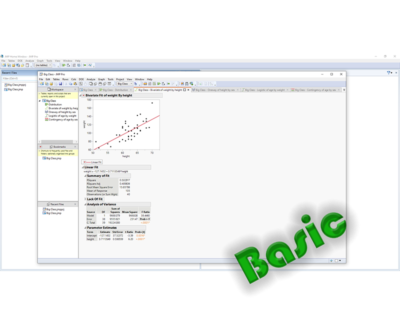 Statistics With JMP Course (Service Center, Manufacturing, Warehouse, Logistic...)